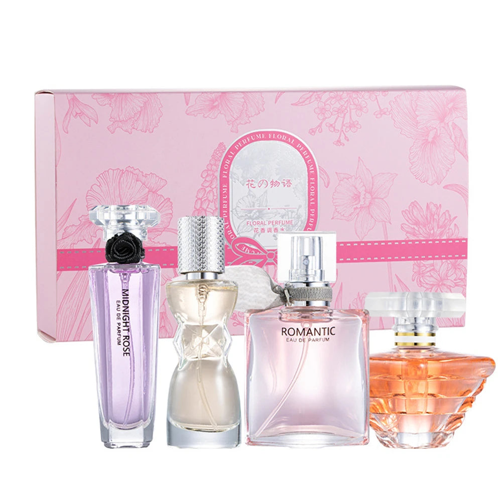 Brand 105ml Perfume Women Luxury Gift Box 4pcs Set Eau De Parfum Lasting Fragrance Perfumes Mujer Originales Floral Scent Spray