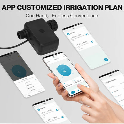 Solar Smart Irrigation Kit 4W 5V Built-in 6000mAh Battery For Balconies Garden Mobile Phone WiFi Remote Control Watering System