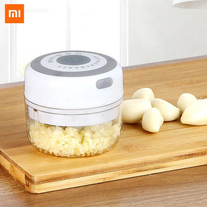 Xiaomi Electric Garlic Masher Kitchen Chopper Meat Grinder Mini Garlic Vegetable Chopper Crusher Rechargeable Food Processor