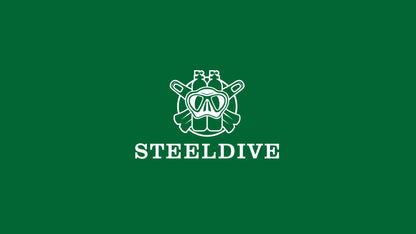 ساعة غوص أوتوماتيكية STEELDIVE SD1953 بمينا سوداء وإطار سيراميك أخضر وزجاج ياقوت NH35 مقاومة للماء حتى عمق 300 متر للرجال