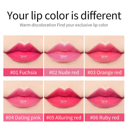 VIBELY New 7 Color Color Mood Changing Lip Balm Natural Aloe Vera Lipstick Long Lasting Moisturizing Makeup Cosmetics for Women