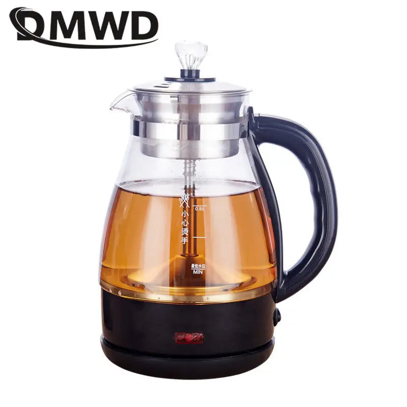 DMWD Automatic steam tea maker Multifunction Electric kettle American coffee maker Household Black tea Flower teapot coffee pot