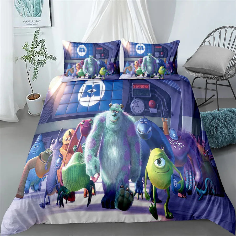 Pikmin Bugs Duvet Cover Set King Queen Double Full Twin Single Size Bed Linen Set