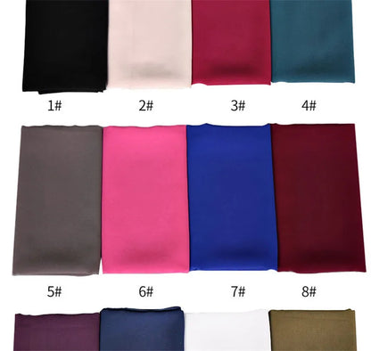 2020 NEW women chiffon solid color muslim head scarf shawls and wraps pashmina bandana easy ready to wear hijab stores