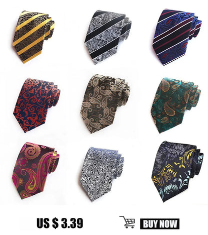 Glamour Men's Scarf Retro Jacquard Tie Cravat Neckerchief Men's Ascot Tie Hanky Suits Set Pocket Handkerchief Men Gift