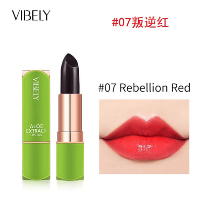 VIBELY New 7 Color Color Mood Changing Lip Balm Natural Aloe Vera Lipstick Long Lasting Moisturizing Makeup Cosmetics for Women