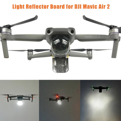 لوحة عاكسة لضوء فلاش LED ليلي سفلي لـ Mavic Air 2، موزع أمامي للإنقاذ لملحقات طائرة DJI Mavic Air 2 بدون طيار