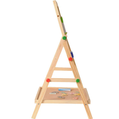 Wooden Drawing Blackboard Whiteboard Double Sided Adjustable Easel Painting Toy Early Education Learning Toys For Children Kids