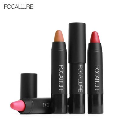 Focallure Matte Lipstick 19 Colors Waterproof Matte Lipsticks Soft Texture Lip Stick Cosmetic Sext Red Nude Lip Makeup Batom