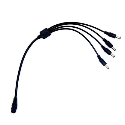 DC 1 in 4 Power Cable 1 in 4 Out Branch Cable 12V to Centralized Power Supply Monitoring Camera Accessories