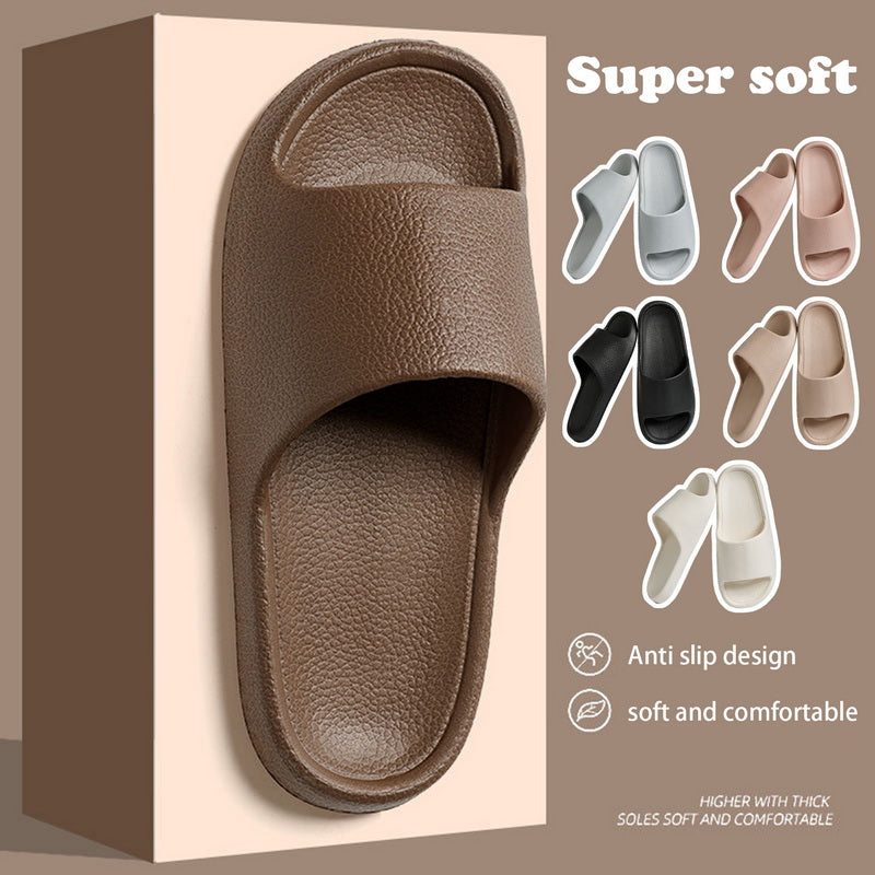 Summer Slippers Women Men Shoes Soft Indoor Home Flat Sandals Fashion Flip Flops Beach Shoes Man Couple Non-Slip Bathroom Slides