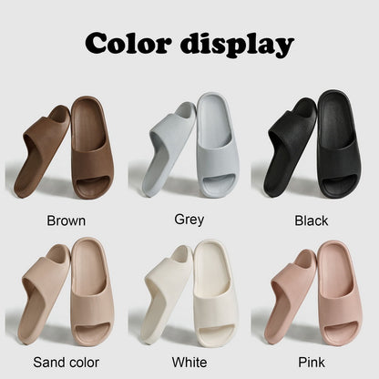 Summer Slippers Women Men Shoes Soft Indoor Home Flat Sandals Fashion Flip Flops Beach Shoes Man Couple Non-Slip Bathroom Slides