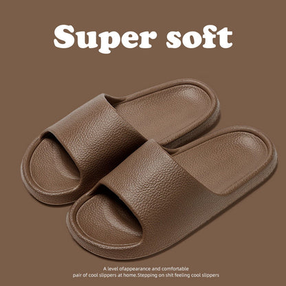 Summer Slippers Women Men Shoes Soft Indoor Home Flat Sandals Fashion Flip Flops Beach Shoes Man Couple Non-Slip Bathroom Slides