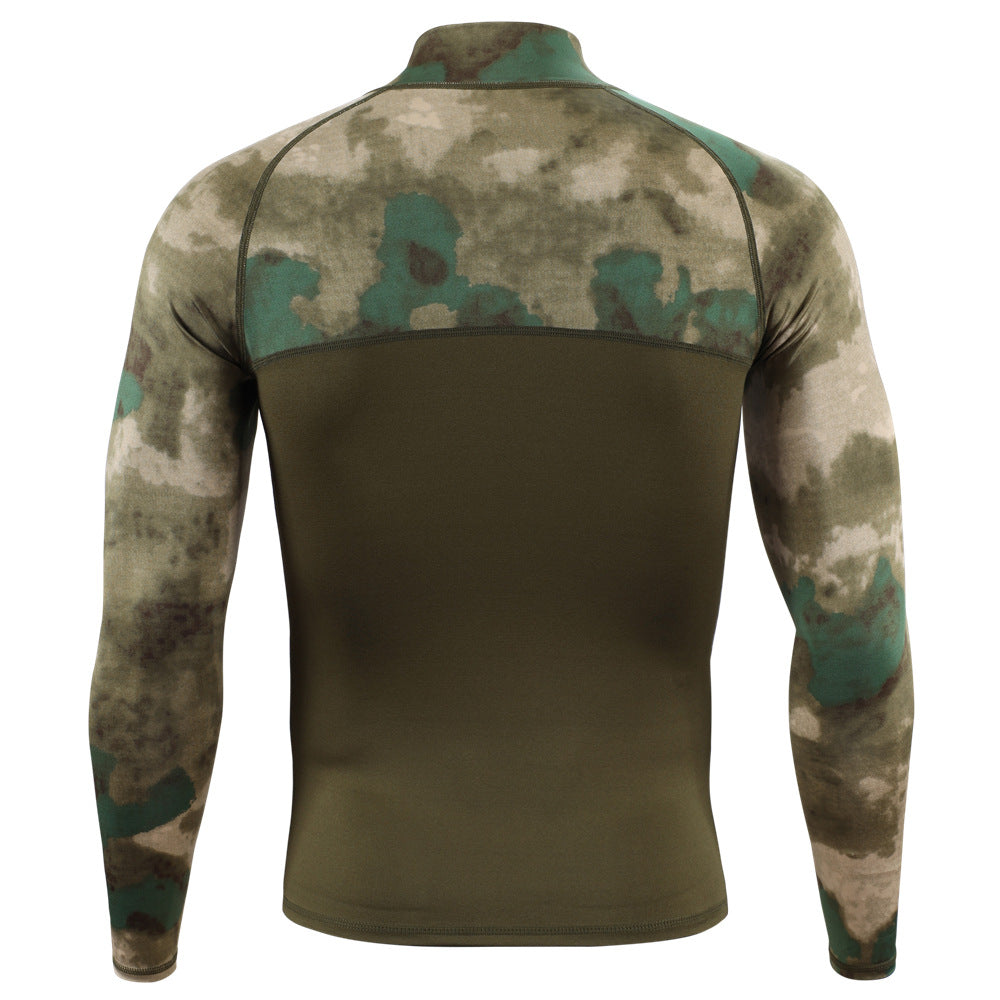 ESDY Outdoor Sports Camouflage Long Sleeve T-shirt Quick Drying Summer Cycling Clothing Frog Clothing A661