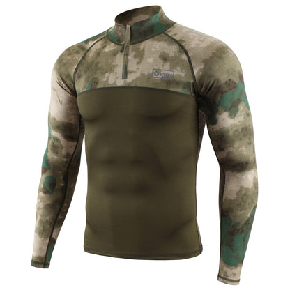 ESDY Outdoor Sports Camouflage Long Sleeve T-shirt Quick Drying Summer Cycling Clothing Frog Clothing A661