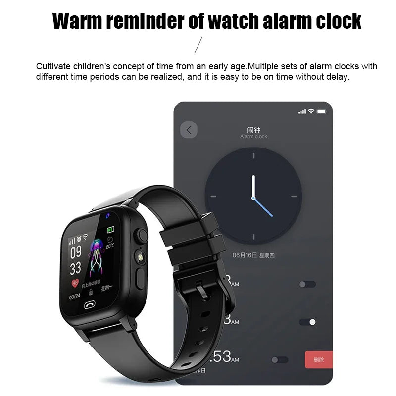 Xiaomi Kids 4G Smart Watch SOS GPS Location Video Call Sim Card Child SmartWatch Camera Waterproof Watch For Boys Girls Present