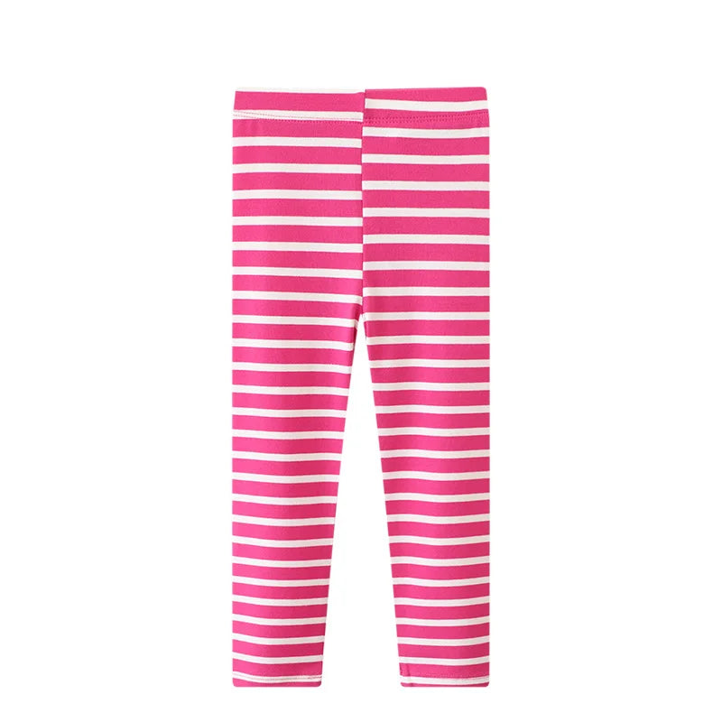 Jumping Meters 2-7T Colorful Girls Leggings Pants Striped Pencil Pants Baby Trousers Toddler Skinny Pants For Kids