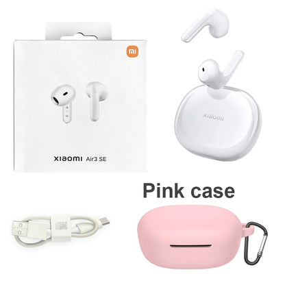 MIJIA Xiaomi Air3 SE White Fashion Bluetooth Earphones Chinese Version Ture Wireless Headset with Mic Touch Control Good Sound