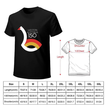 Western Australia's 150th Celebration T-Shirt vintage t shirts summer top funny t shirts for men