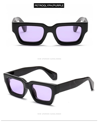 New Fashion Sunglasses Retro Square Thickened Small Frame Fashion Sun Glasses Versatile Eyeglasses Oculos De Sol Feminino