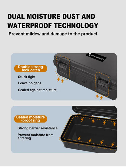 For DJI Osmo Mobile 6 Carrying Case: Lightweight, Waterproof and moisture-proof Hardcase with Secure Compartments for Tripod & A