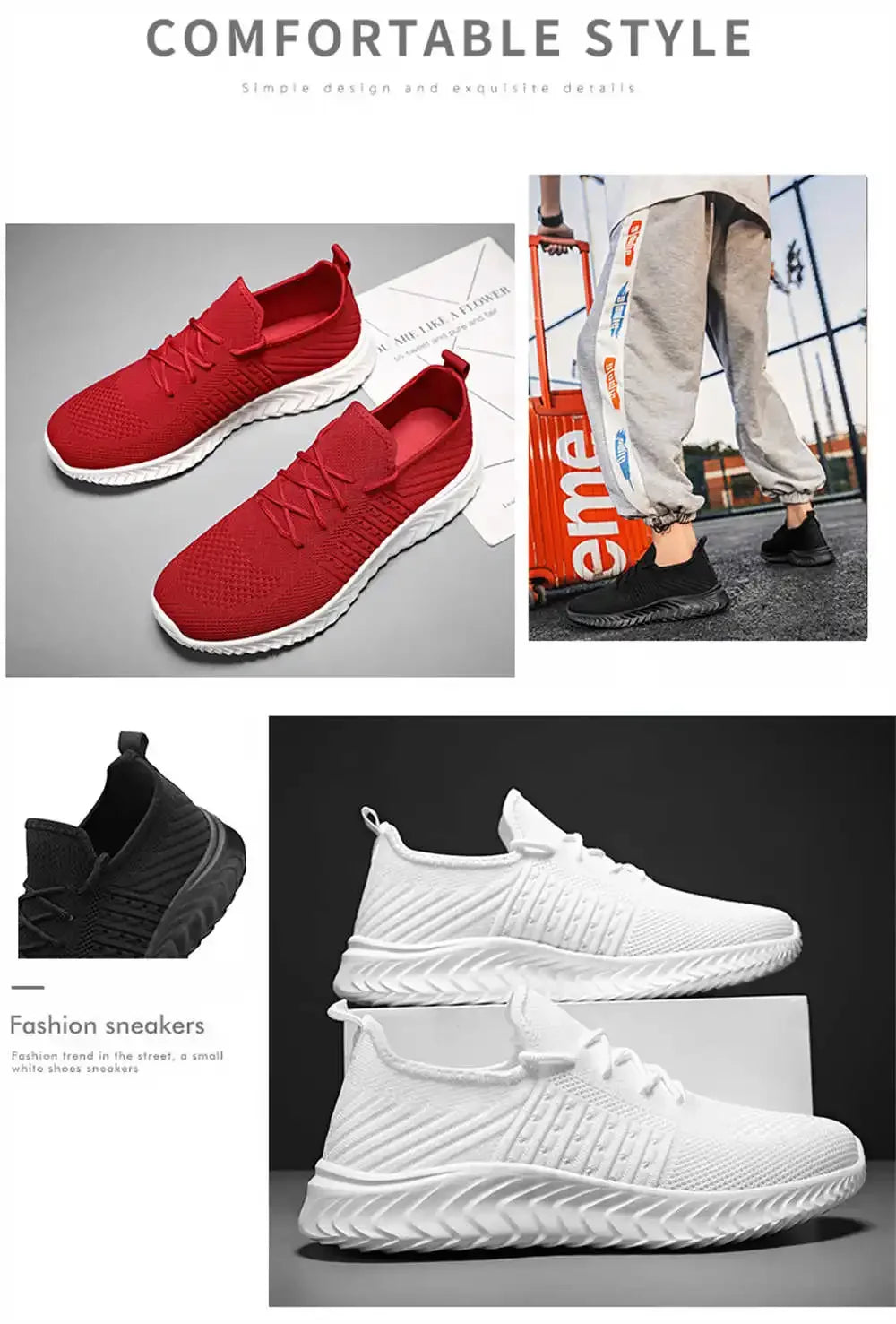 Knit Non-slip Sole Shoes Man 2024 Casual Men Summer Sneakers For Children Sports Basctt Tenids Life Suppliers The Most Sold