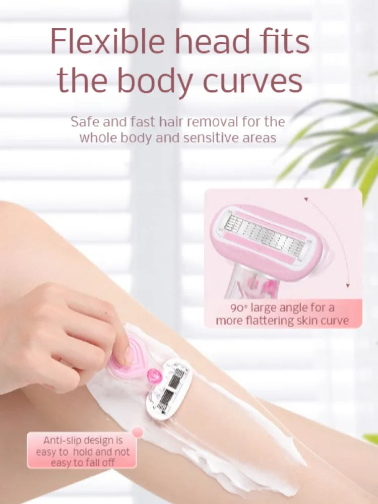 Epilator shaver ladies manual armpit hair razor private leg hair remover shaver