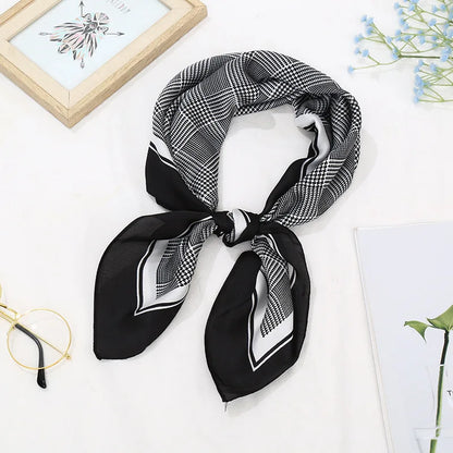 Scarf Women Silk Satin Scarf for Women Neckerchief  luxury Scarf Foulard Women Bandana Silk Scarves Laven Official Store