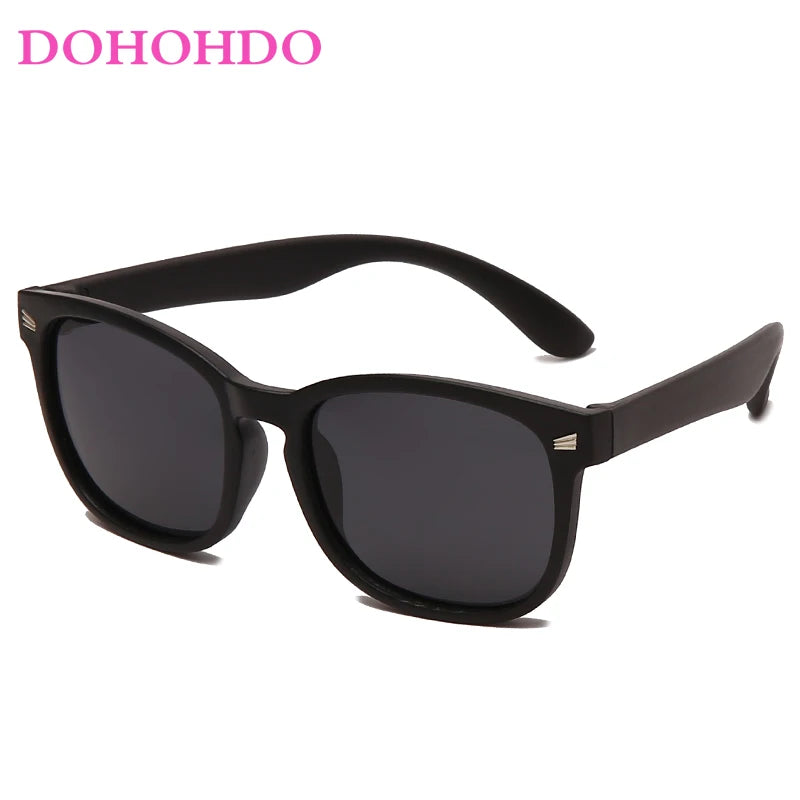 Retro Children Polarized Sunglasses TR90 Flexible Kids Sunglasses For Boys Girls Baby Gift Outdoors Goggle Shades Eyewear UV400