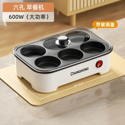 Hamburger steak machine non-stick frying pan fried eggs household breakfast electric grill pan household  cooking pot