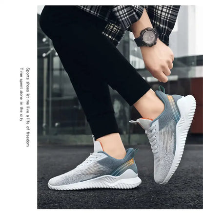 Openwork Light Blue Fashion Sneakers Men Casual Sneeker Luxury Vip Brand Shoes Sport Functional 2024outdoor Super Sale