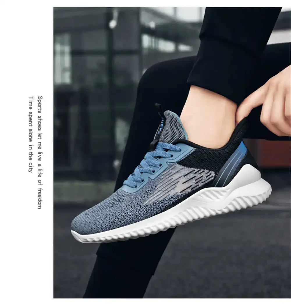 Openwork Light Blue Fashion Sneakers Men Casual Sneeker Luxury Vip Brand Shoes Sport Functional 2024outdoor Super Sale