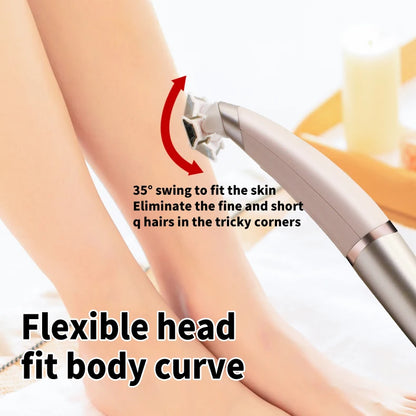 Portable USB rechargeable painless female shaver female leg and armpit hair shaver electric ladies shaving trimmer for women.