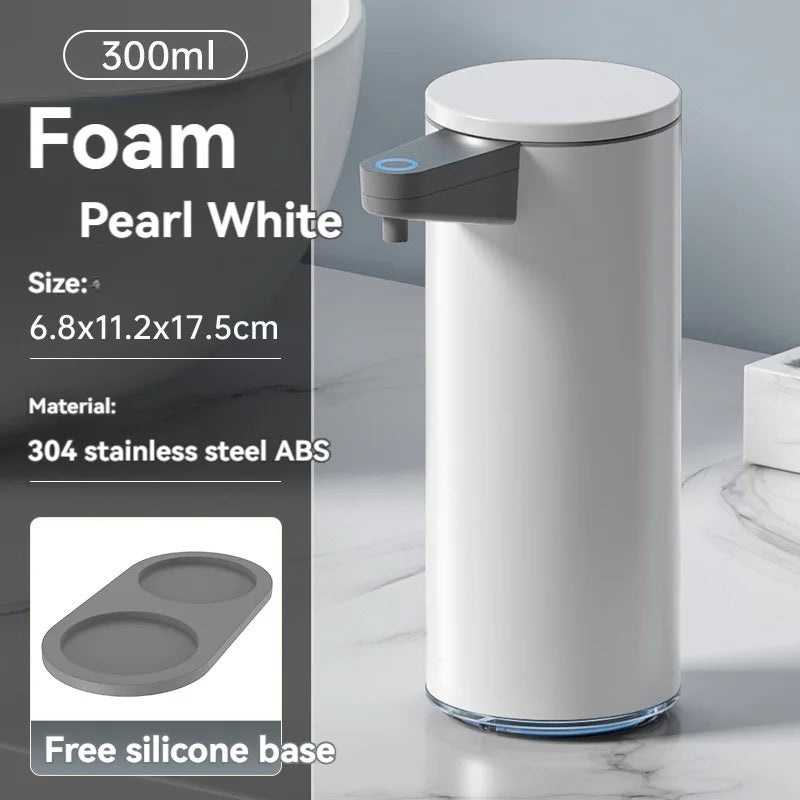 Intelligent automatic sensing stainless steel soap dispenser for washing mobile phones, contactless for home kitchen wall mounte