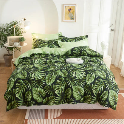 Luxury Bedding Sets 2/3 Pcs Nordic Butterfly Pattern Northern Europe Duvet Cover Set 220x240 200x200 for Adult King Queen Twin