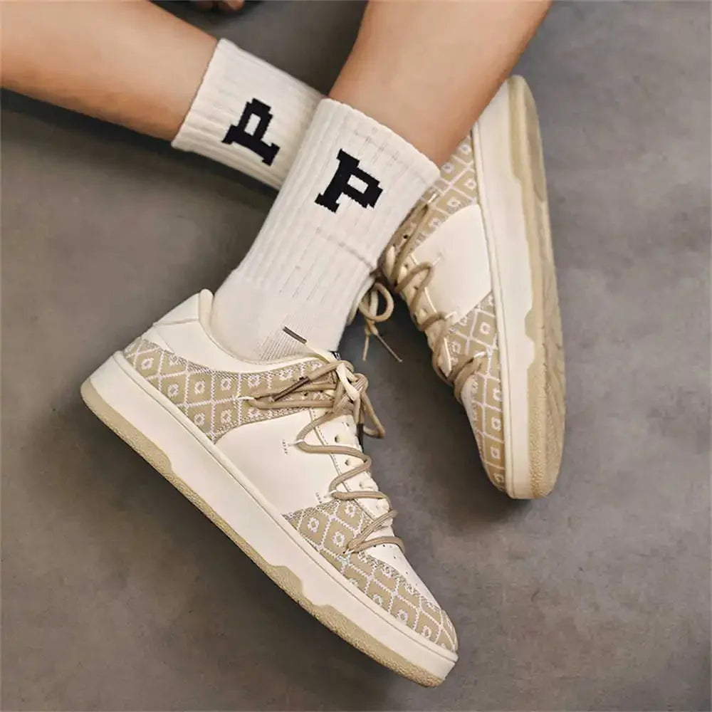 Sumer 41-42 Men's Vulcanized Sneakers Casual Luxury Brands Gold Men's Shoes Sports Seasonal Best Selling New Order Funky