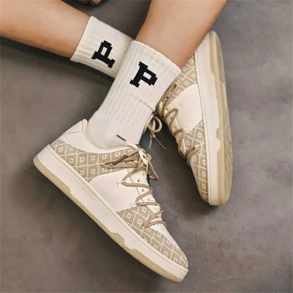 Sumer 41-42 Men's Vulcanized Sneakers Casual Luxury Brands Gold Men's Shoes Sports Seasonal Best Selling New Order Funky