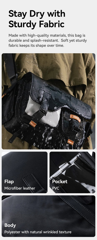 Ulanzi MS12 Messenger Bag Multi-functional Outdoor Camera Shoulder Sling Bag Video Digital Camera Photography Bag Waterproof