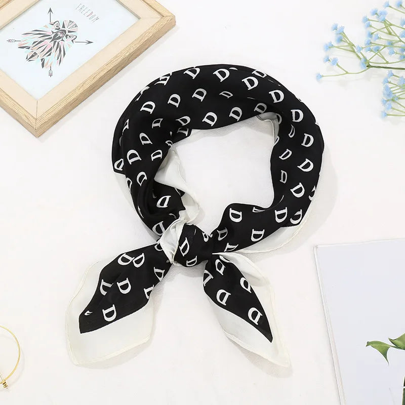 Scarf Women Silk Satin Scarf for Women Neckerchief  luxury Scarf Foulard Women Bandana Silk Scarves Laven Official Store