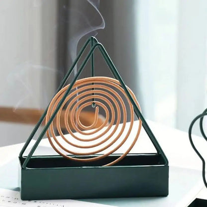 Mosquito Coil Frame Iron Mosquito Coil Holder Safe Easy-to-use Stand for Home Outdoor Patio Wall-mounted Lay-flat for Prevention