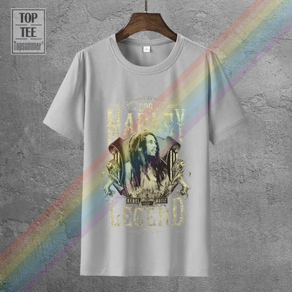 100% Cotton Printed 3D T Shirts Brand Clothing Tops Tees Bob Marley Men'S Legend T-Shirt