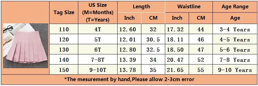 Children's Girl Pleated Skirts High Waist Fashion Skirts Korean Style All-Match Dance Skirt College Style Student Uniform Skirts