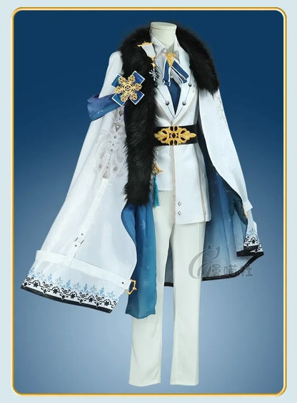 Game Nu Carnival Edmond Cosplay Costumes Anime Clothing Fancy Party Suit With Cloak  Halloween Carnival Uniforms Custom Made