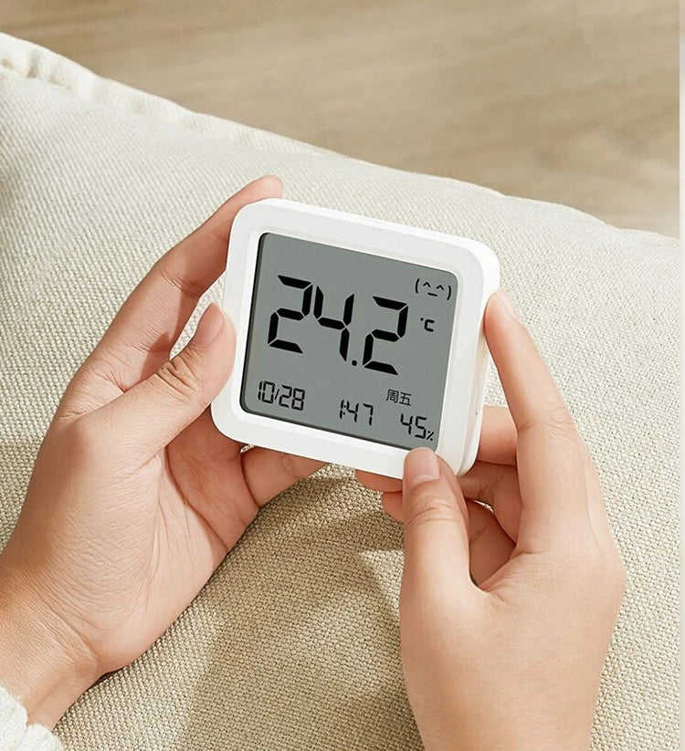 XIAOMI Mijia Smart Thermometer 3 Wireless Bluetooth LCD Thermo-Hygrometer High Precision Indoor Temperature and Humidity Sensor