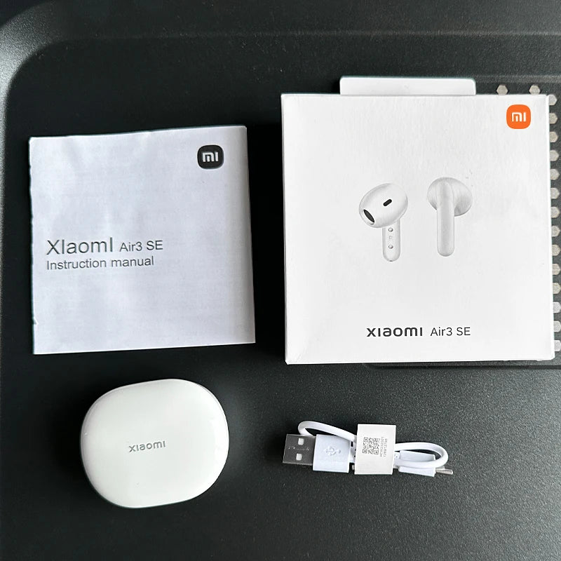 MIJIA Xiaomi Air3 SE White Fashion Bluetooth Earphones Chinese Version Ture Wireless Headset with Mic Touch Control Good Sound