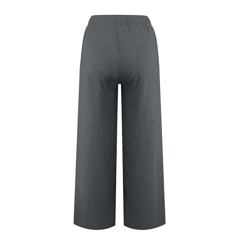 Women's Loose Linen Casual Wide Leg Long Pants That Can Be Worn in All Seasons for Women