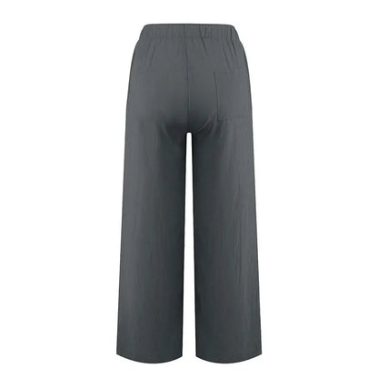 Women's Loose Linen Casual Wide Leg Long Pants That Can Be Worn in All Seasons for Women