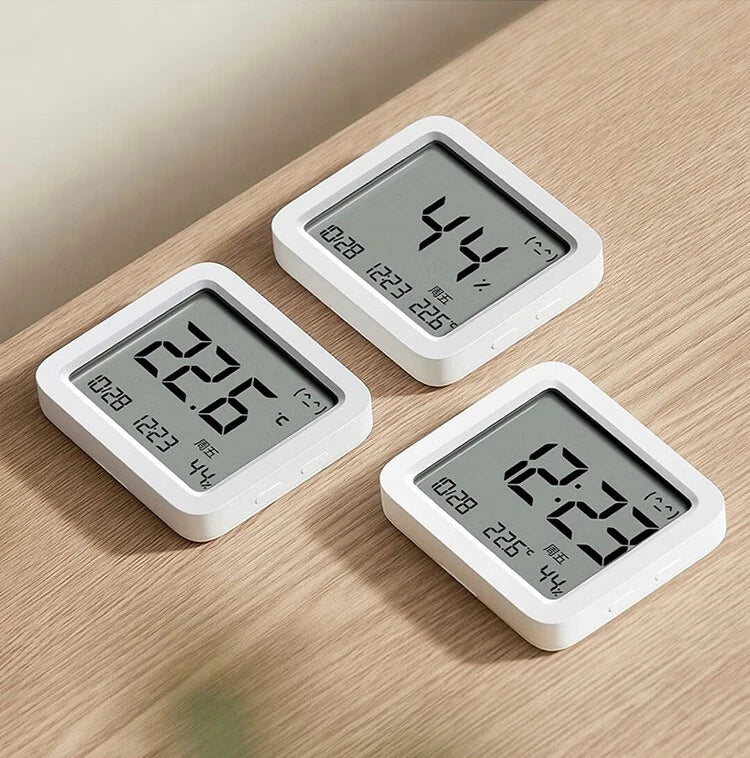 XIAOMI Mijia Smart Thermometer 3 Wireless Bluetooth LCD Thermo-Hygrometer High Precision Indoor Temperature and Humidity Sensor