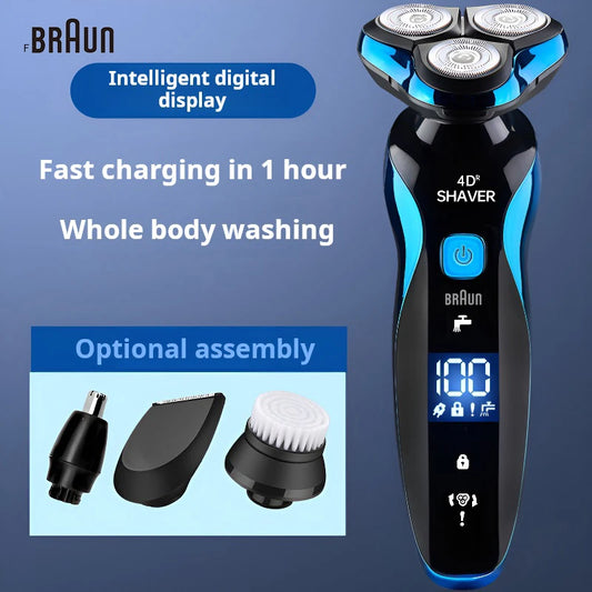 Original Fang BRAUN 5320s Electric Shaver For Men Electric Hair Clipper USB Rechargeable Professional Hair Trimmer Hair Cutter