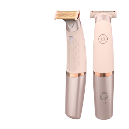 Portable USB rechargeable painless female shaver female leg and armpit hair shaver electric ladies shaving trimmer for women.